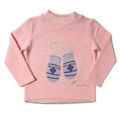 Toontoy Kız Çocuk Sweatshirt Eldiven Nakışlı - 9