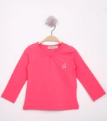 Toontoy Kız Bebek Göğsü Nakışlı T-Shirt - 10