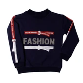 Toontoy Kız Çocuk Sweatshirt Kollari Şeritli Pullu Fashion Nakış - 8