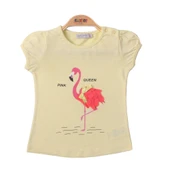 Toontoy Kız Bebek Filamingo Baskılı Tişört - 8