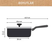 Tefal Ceramic Renew Kısa Tencere 24 cm 2100128317 - 7