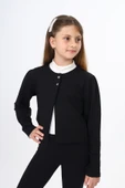 Toontoy Kız Çocuk  Çıt Çıt Detaylı Okul Hırka - 2
