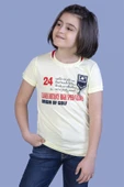 Erkek Çocuk Baskılı Arma Detaylı Tişört - 4