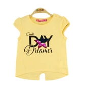 Toontoy Kız Bebek Cute Day Baskılı Tişört - 3