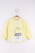 Toontoy Kız Çocuk Kedi Baskılı Sweatshirt - 8