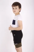Toontoy Erkek Çocuk Sport Şeritli Garnili Şort - 6