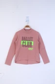 Toontoy Kız Çocuk Ballet Club Baskılı Sweatshirt - 1
