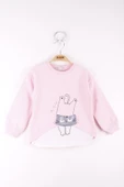 Toontoy Kız Çocuk Kedi Baskılı Sweatshirt - 3