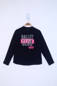 Toontoy Kız Çocuk Ballet Club Baskılı Sweatshirt - 5