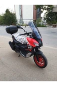 MOTOCAM Aprilia SR GT 200 Siperlik Ön Cam 2021 2024 Model 58cm Açıkfüme Renkli 4mm - 5