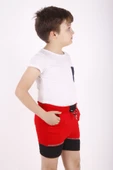 Toontoy Erkek Çocuk Sport Şeritli Garnili Şort - 3