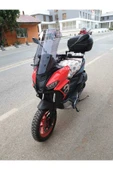 MOTOCAM Aprilia SR GT 200 Siperlik Ön Cam 2021 2024 Model 58cm Açıkfüme Renkli 4mm - 3