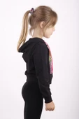 Toontoy Kız Çocuk Dance Baskılı Kapüşonlu Sweatshirt - 6