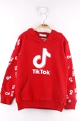 Toontoy Kız Çocuk Cepli Kapüşonlu Sweatshirt thumbnail 9