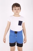 Toontoy Erkek Çocuk Sport Şeritli Garnili Şort - 11