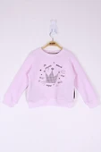 Toontoy Kız Çocuk Taç Baskılı Sweatshirt thumbnail 8