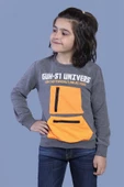 Toontoy Erkek Çocuk Baskılı Neon Cepli Sweatshirt - 7