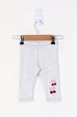 Toontoy Kız Bebek Paçası Nakışlı Tayt - 9