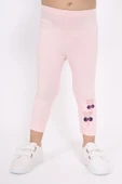 Toontoy Kız Bebek Paçası Nakışlı Tayt - 3