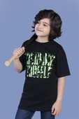 Toontoy Erkek Çocuk Yazı Baskılı Tişört - 6