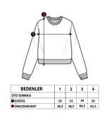 Toontoy Kız Çocuk Nakışlı Balıkçı Yaka Pamuklu Sweatshirt - 6