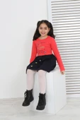 Toontoy Kız Çocuk Beauty Love Baskılı Elbise - 12