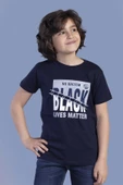 Toontoy Erkek Çocuk No Racısm Black  Baskılı Tişört thumbnail 8
