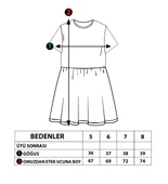 Toontoy Kız Çocuk Dijital Baskılı Batik Desenli Elbise - 2