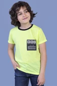Toontoy Erkek Çocuk Neon Renkli Baskılı Tişört - 7