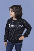 Toontoy Erkek Çocuk Baskılı Sweatshirt thumbnail 4