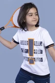 Toontoy Erkek Çocuk Neon Uyumlu Baskılı Garni Detaylı Tişört - 7