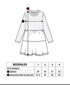 Toontoy Kız Çocuk Ayıcık Baskılı Elbise thumbnail 5