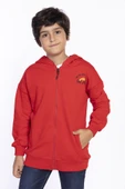 Toontoy Erkek Çocuk Baskılı Kapşonlu Hırka - 3