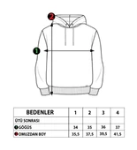 Toontoy Kız Çocuk Kapüşonlu Blok Renkli Sweatshirt - 5