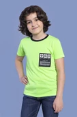 Toontoy Erkek Çocuk Neon Renkli Baskılı Tişört - 5