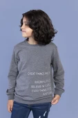 Toontoy Erkek Çocuk Kabartma Baskılı Sweatshirt - 9