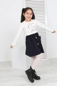 Toontoy Kız Çocuk Beauty Love Baskılı Elbise - 3