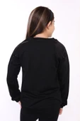 Toontoy Kız Çocuk Pullu Nakışlı Sweatshirt - 3
