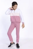 Toontoy Kız Çocuk Garnili Eşofman Takımı - 4