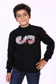 Toontoy Erkek Çocuk Kanguru Cepli Baskılı Sweatshirt - 5