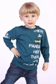 Toontoy Erkek Çocuk Ön Ve Kol Baskılı Sweatshirt - 4