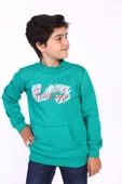 Toontoy Erkek Çocuk Kanguru Cepli Baskılı Sweatshirt - 3