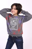 Toontoy Erkek Çocuk Tnty Aslan Baskılı Sweatshirt - 3