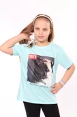 Toontoy Unisex Çocuk Önü Baskılı Tişört - 6