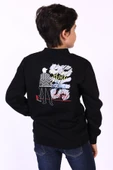 Toontoy Erkek Çocuk Kanguru Cepli Baskılı Sweatshirt - 6