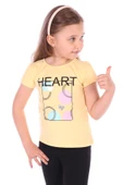 Toontoy Kız Bebek Heart Baskılı Tişört - 8