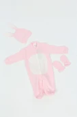 Toontoy Kız Bebek Tavşan Konseptli Tulum - 5