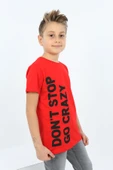 Toontoy Erkek Çocuk Dont Stop Go Crazy Baskılı Tişört - 12