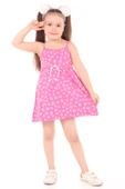 Toontoy Kız Çocuk Komple Baskılı Elbise - 3