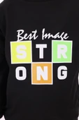 Toontoy Erkek Çocuk  Strong Baskılı Sweatshirt - 6